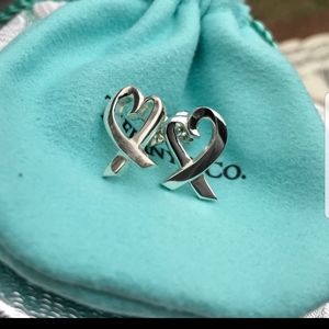 Tiffany and Co Picasso Loving Heart Earrings